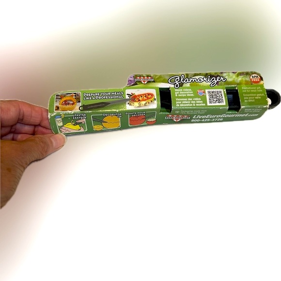 LIVE EURO GOURMET GLAMORIZER PROFESSIONAL GRATER SCALER ZESTER PARTY MELON FRUIT - Picture 6 of 7